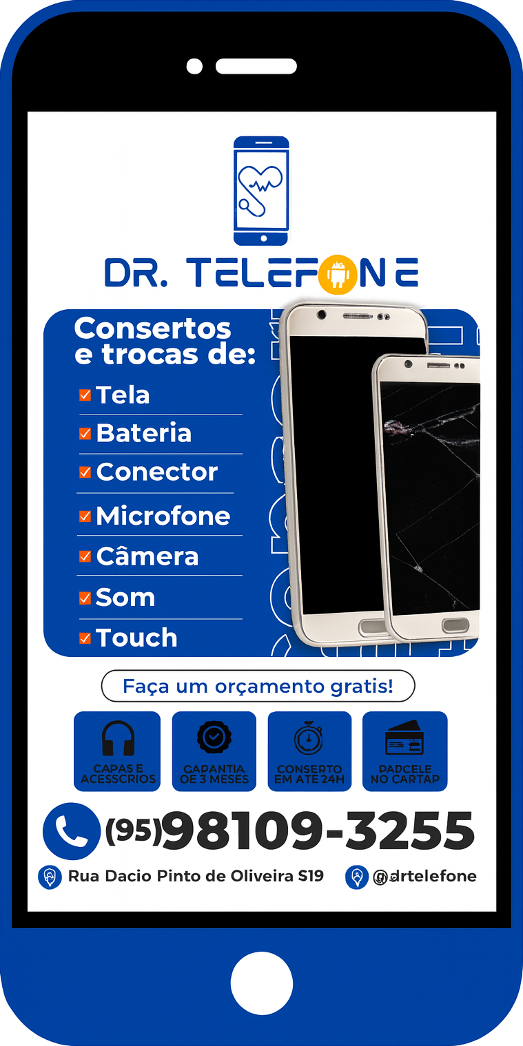 Mockup de Celular Flutuante